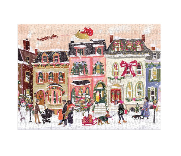 PUZZLE 1000 FOIL SNOWFALL MAIN STREET