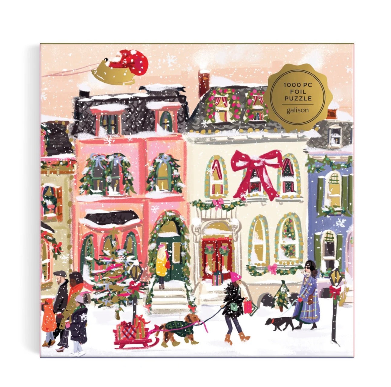 PUZZLE 1000 FOIL SNOWFALL MAIN STREET