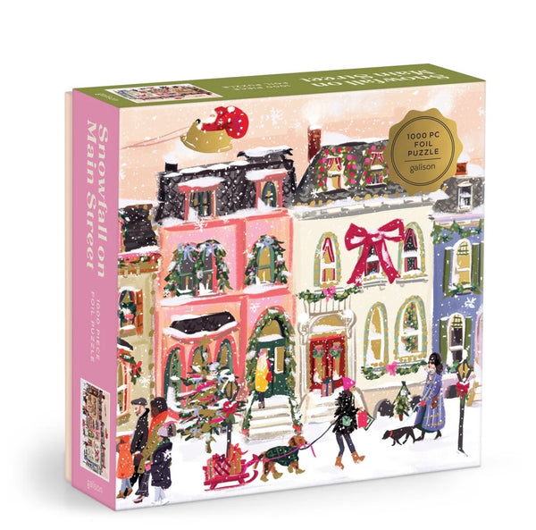 PUZZLE 1000 FOIL SNOWFALL MAIN STREET