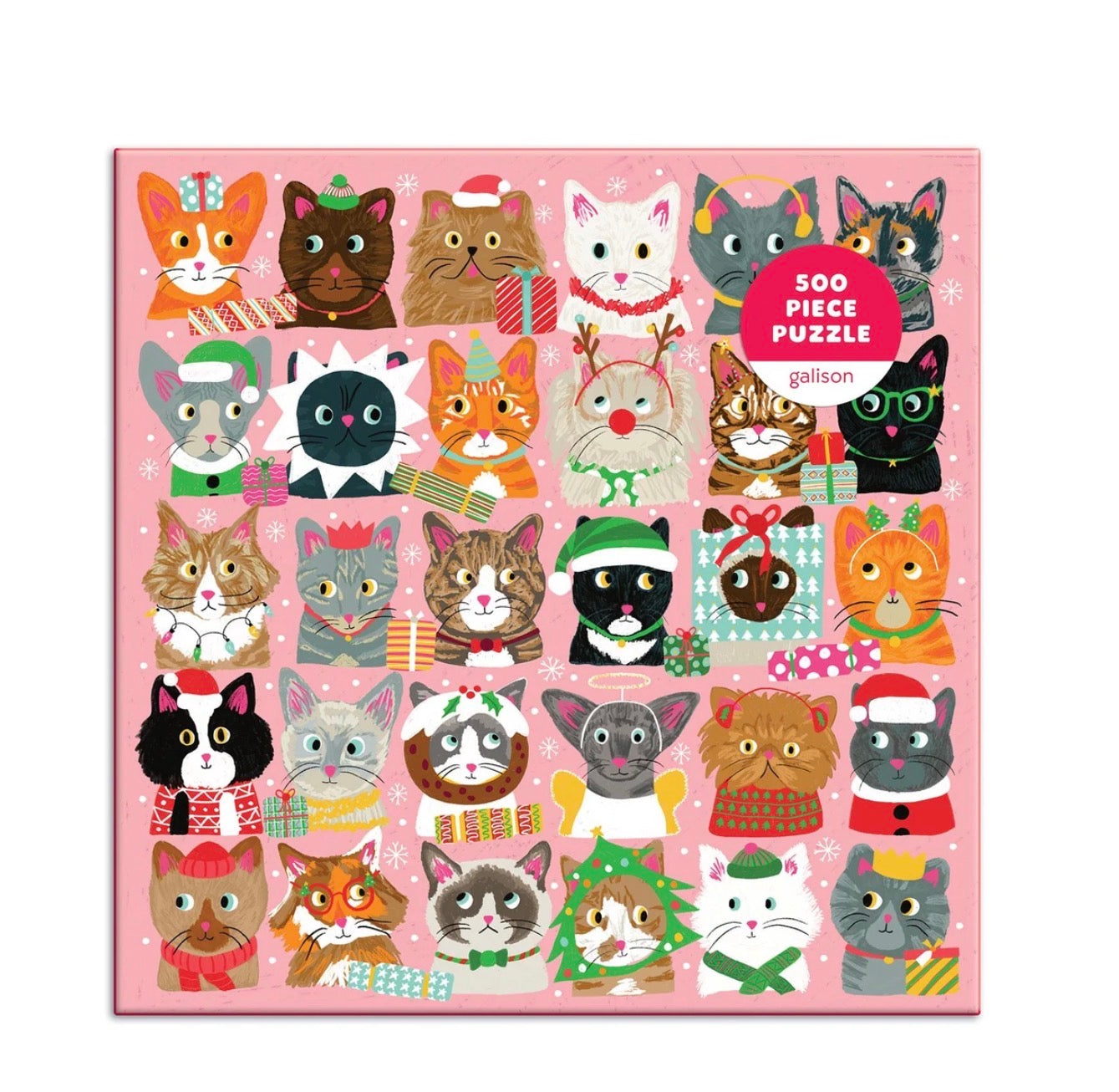 PUZZLE 500 FESTIVE FURBALLS