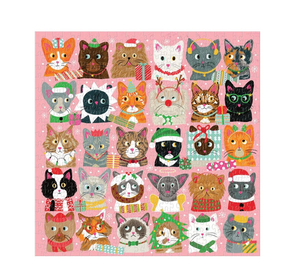 PUZZLE 500 FESTIVE FURBALLS