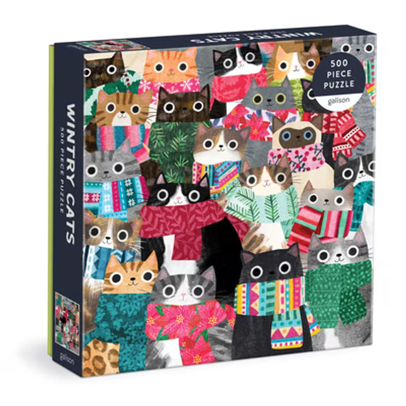 WINTRY CATS 500PC PUZZLE