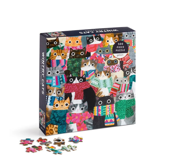 WINTRY CATS 500PC PUZZLE