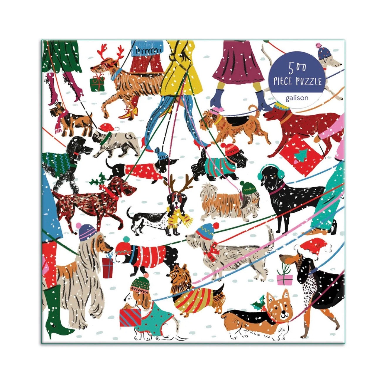 PUZZLE 500 WINTER DOGS