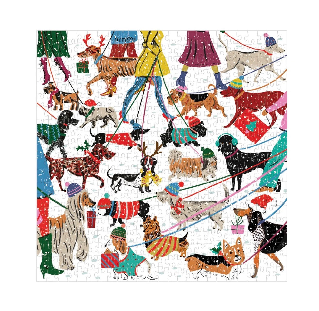 PUZZLE 500 WINTER DOGS