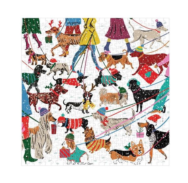 PUZZLE 500 WINTER DOGS
