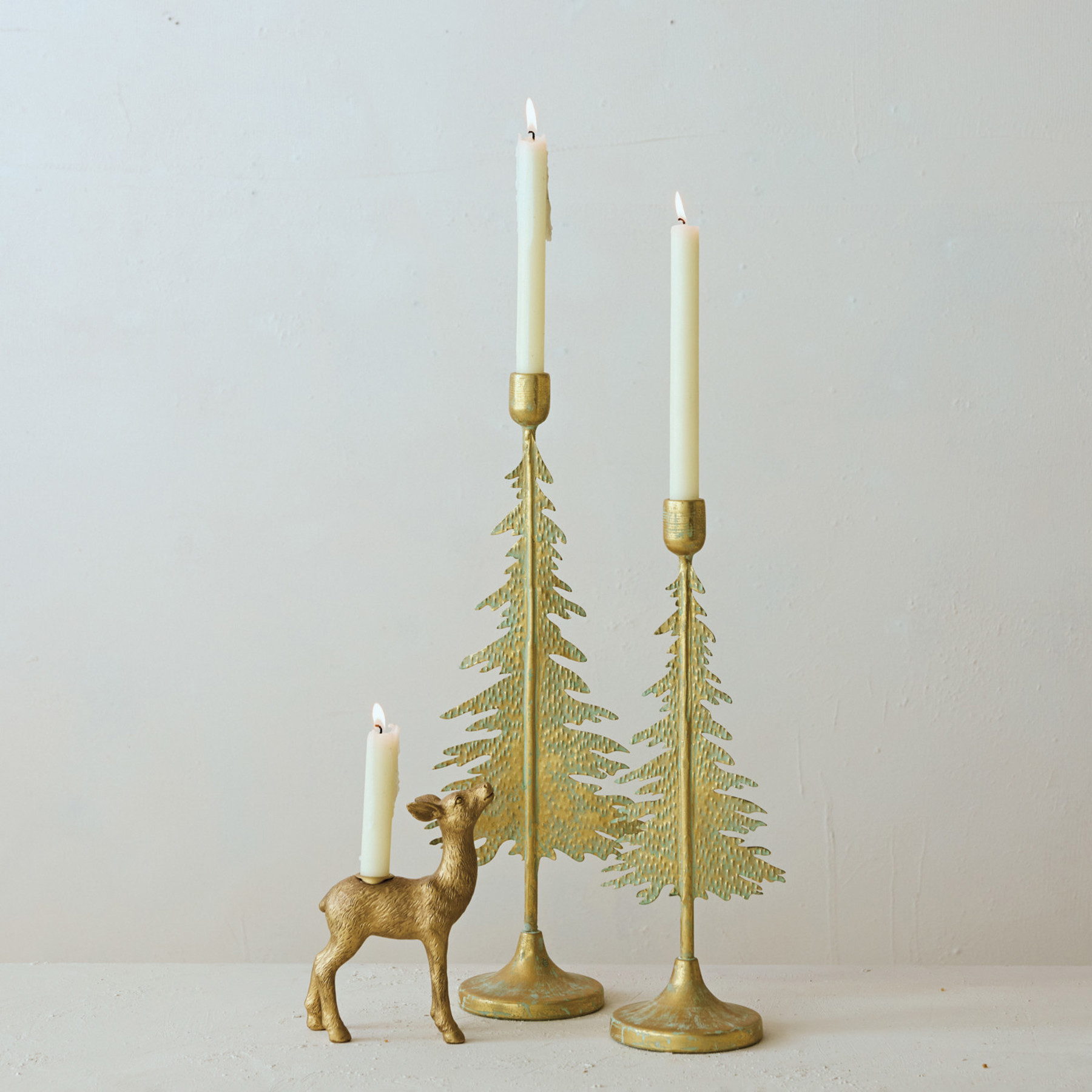 METAL TREE LARGE TAPER HOLDERS