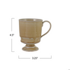 10 OZ. FOOTED MUG, TAN