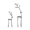 CAST ALUMINUM REINDEER, GUNMETAL FINSIH