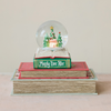 RESIN SNOW GLOBE WITH LED LIGHT "MERRILY EVER AFTER"