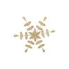 Oversized Woven Paper & Wire Snowflake Ornament, Natural
