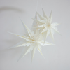 RECYCLED PAPER FOLDING SNOWFLAKE ORNAMENT, IVORY COLOR
