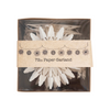 72"L SNOWFLAKE GARLAND IN KRAFT BOX, WHITE
