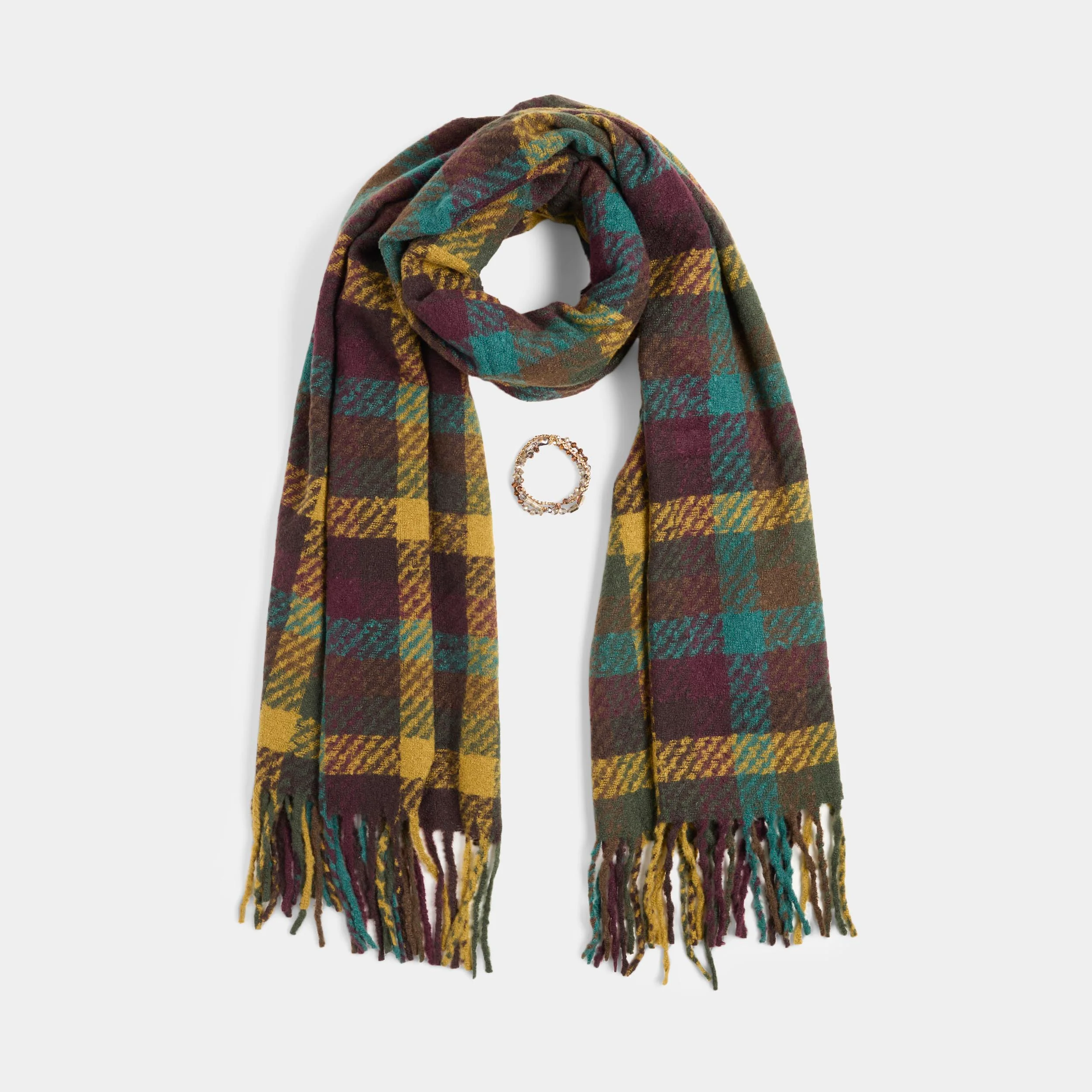 SCARF + BRACELET SET