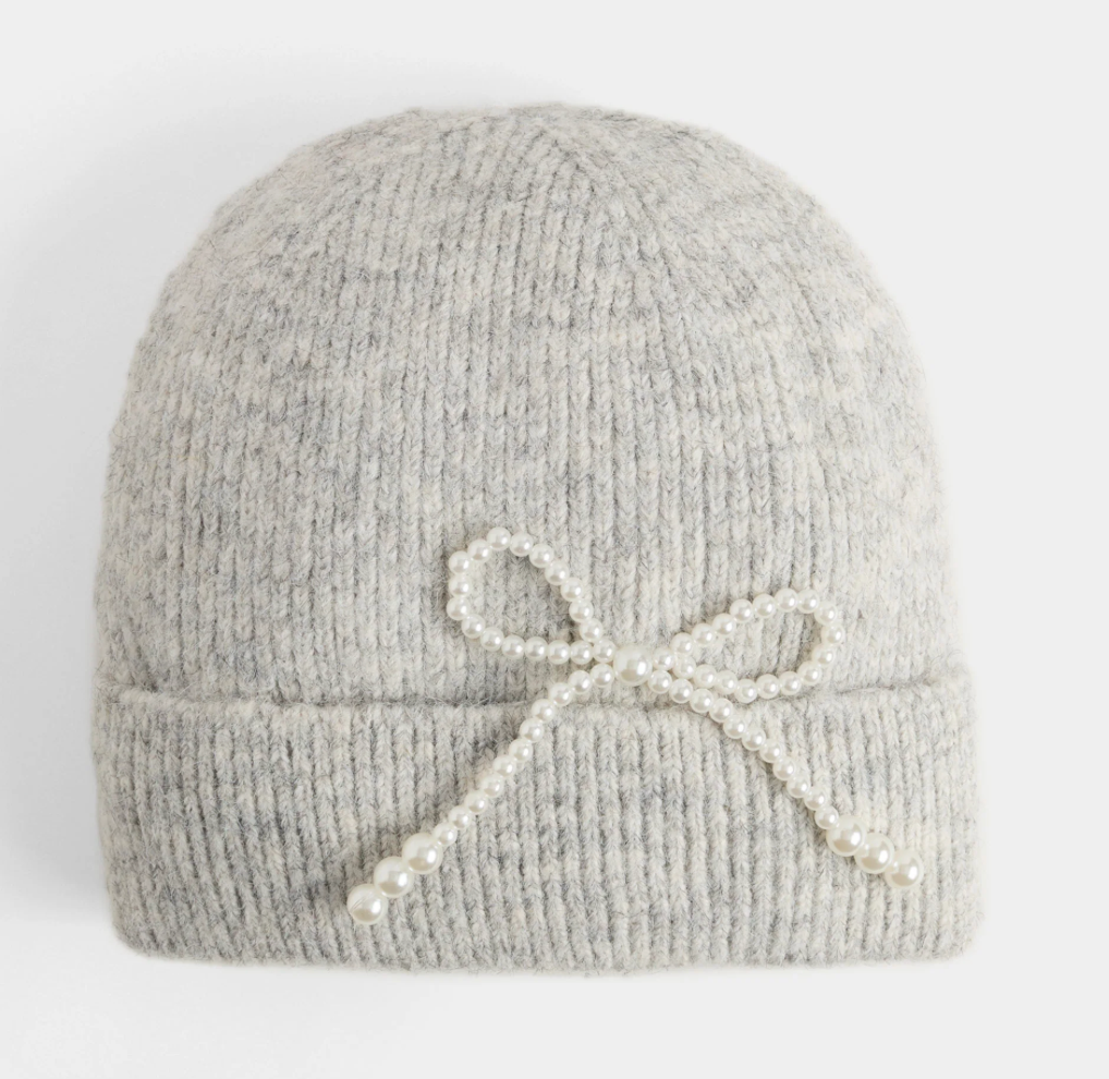 PEARL BOW HAT