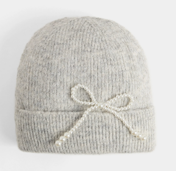 PEARL BOW HAT