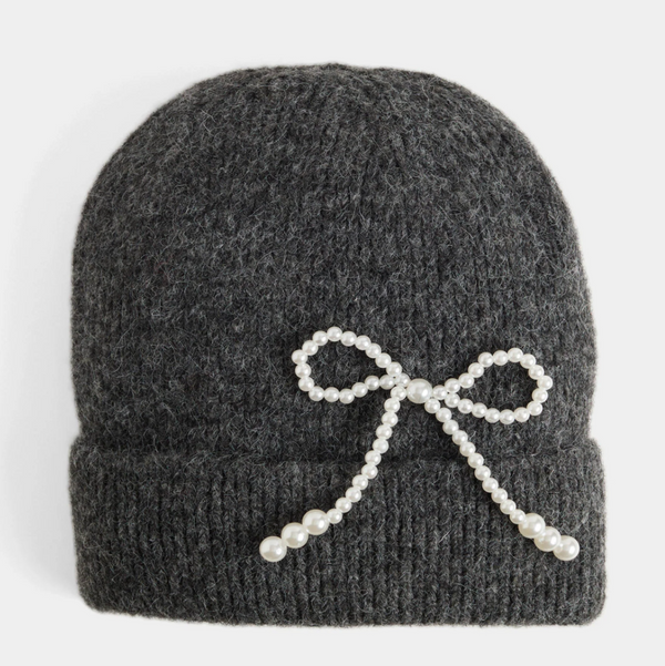 PEARL BOW HAT