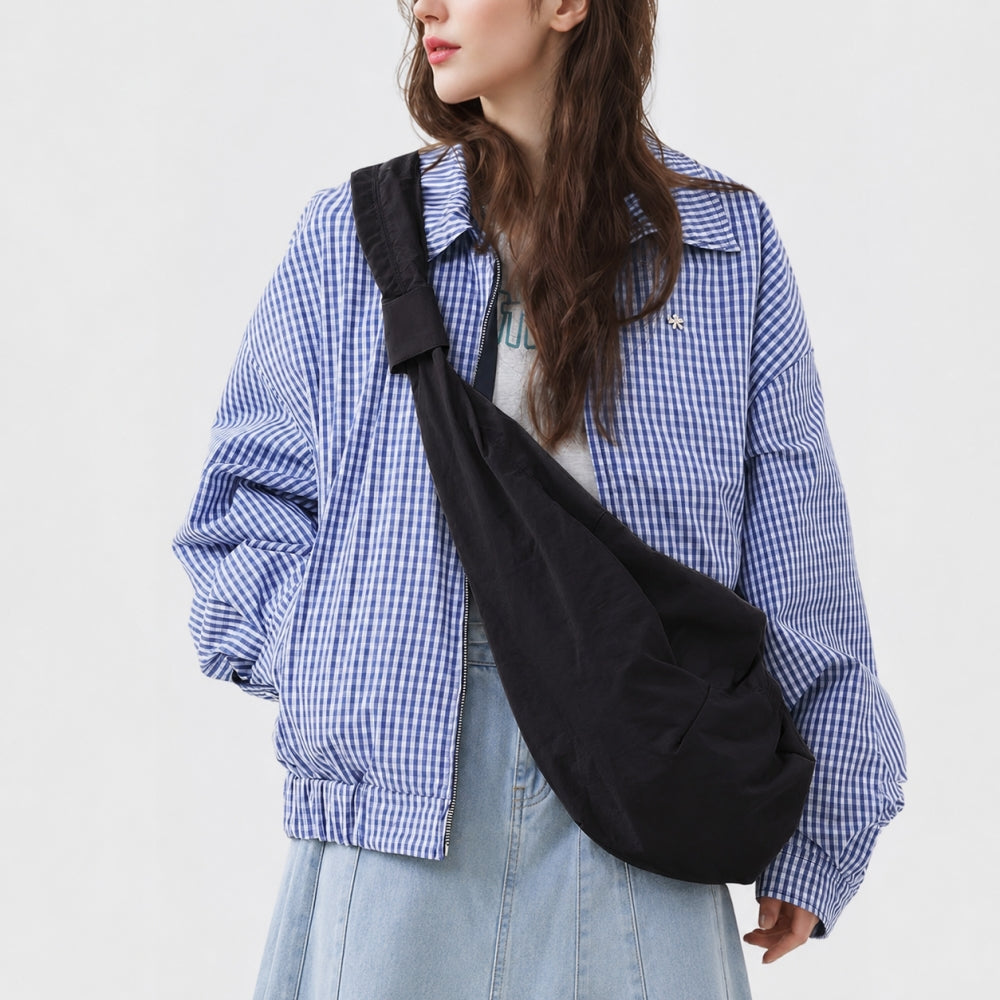 CORDUROY COZY CRESCENT BAG