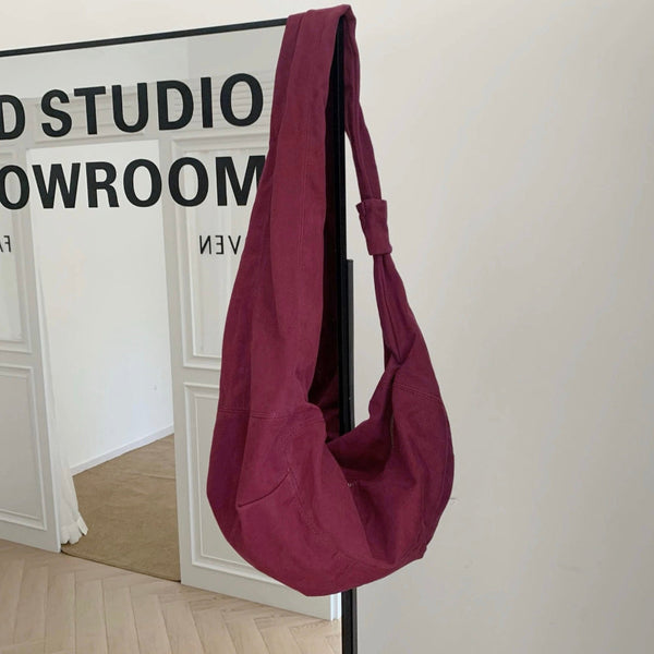 CORDUROY COZY CRESCENT BAG