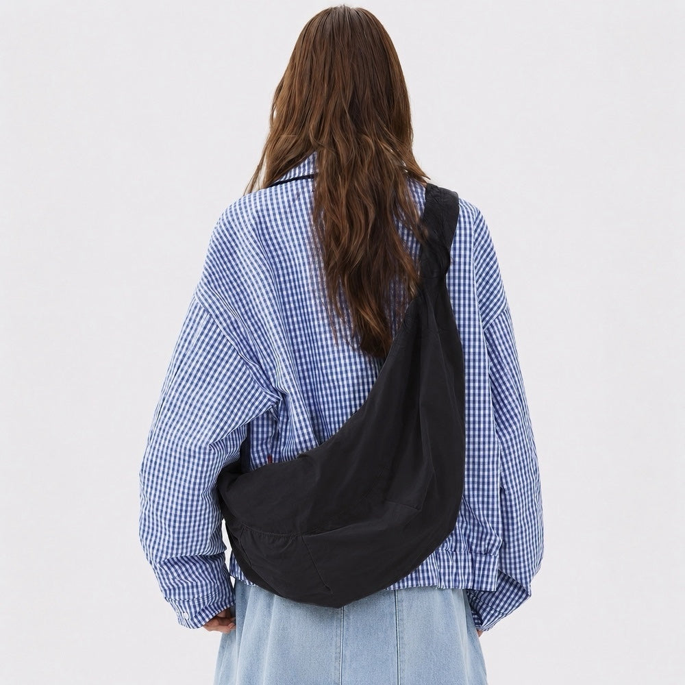 CORDUROY COZY CRESCENT BAG