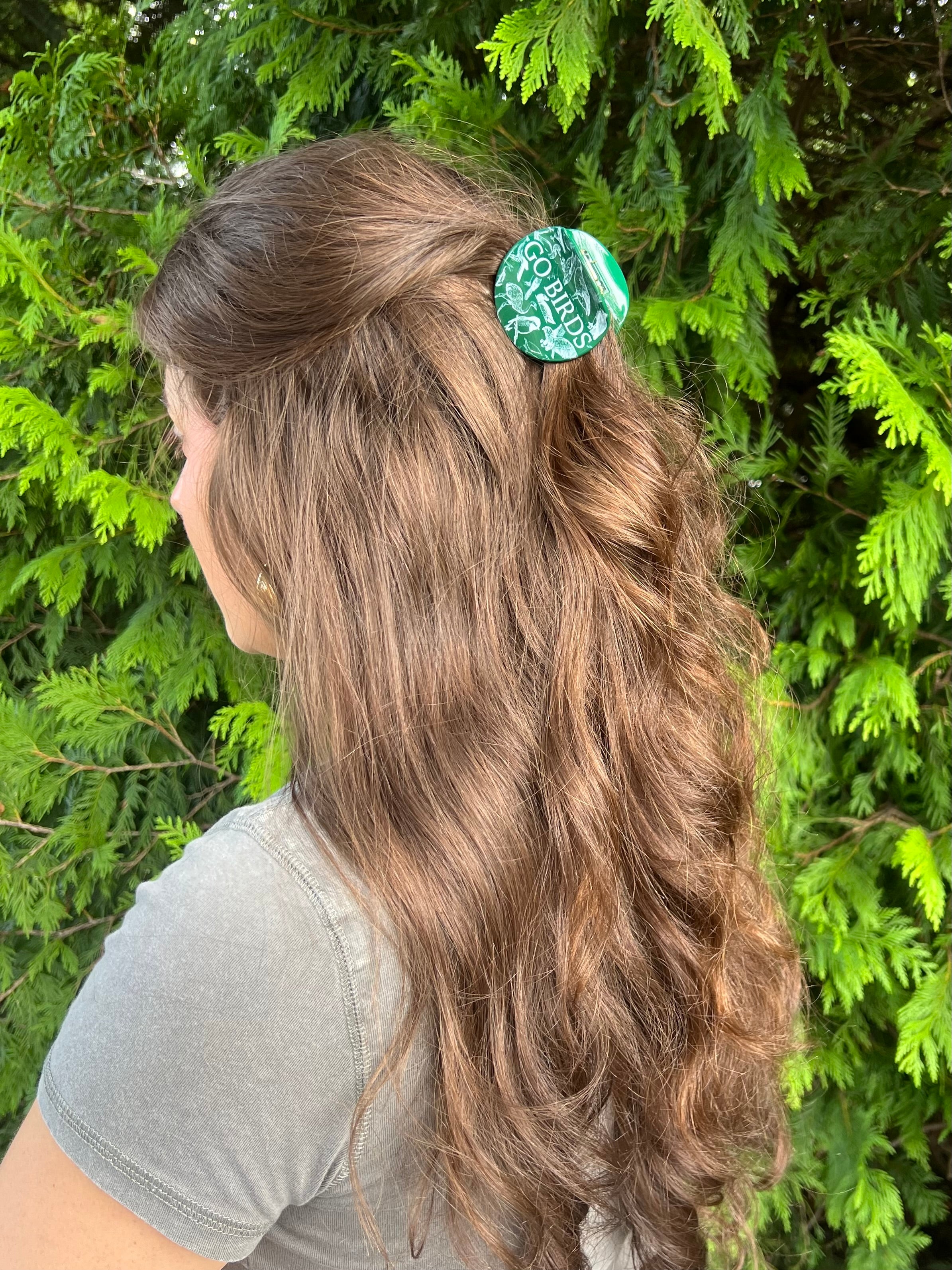 CIRCLE GO BIRD HAIR CLAW CLIP