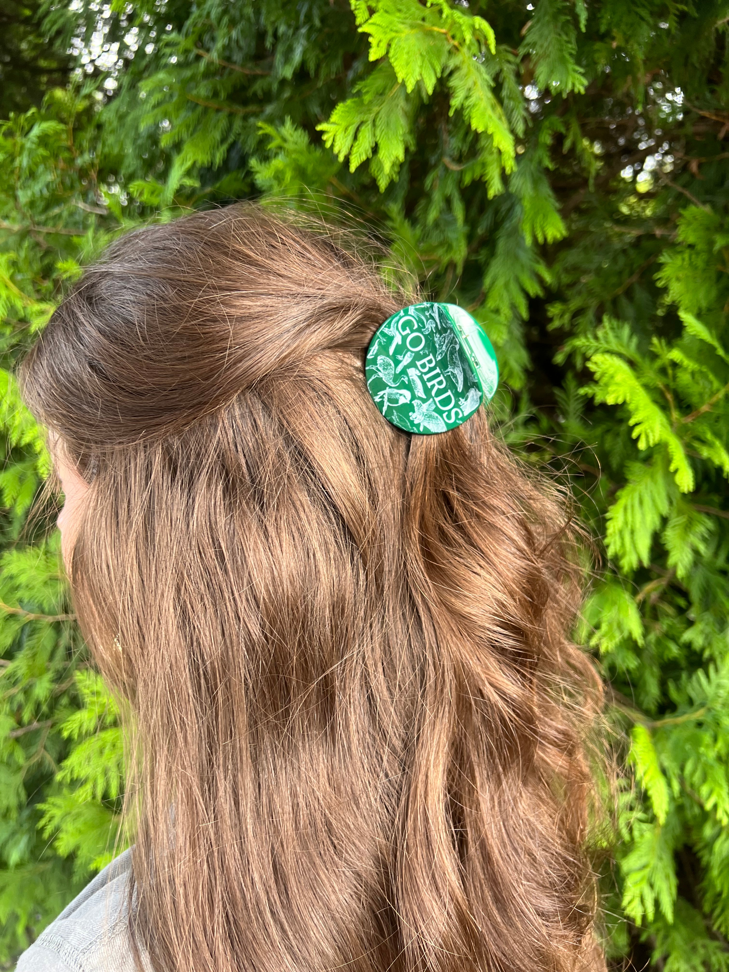 CIRCLE GO BIRD HAIR CLAW CLIP