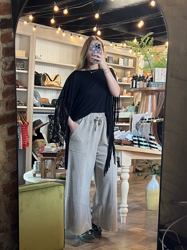 TEXTURED THERMAL PANTS