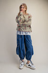 SIGNATURE PRINT TERRY SWEATSHIRT