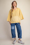 BUTTER YELLOW LIGHT HOODIE