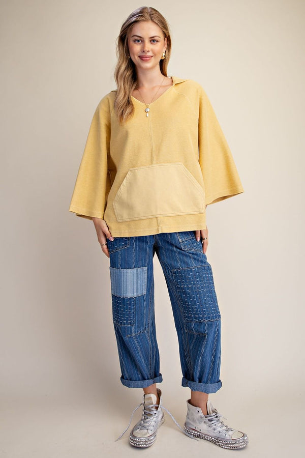 BUTTER YELLOW LIGHT HOODIE