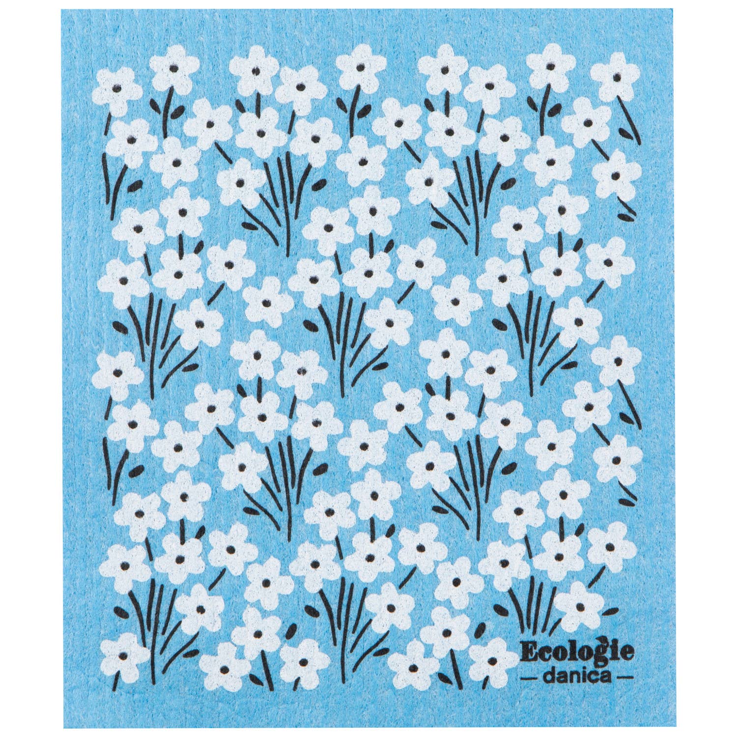 BOUQUET BLUE SWEDISH DISHCLOTH
