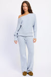 INEZ BLUE LOUNGE PANTS