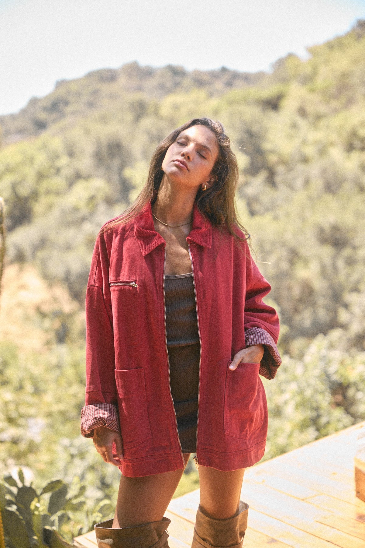 PAISLEE OVERSIZED UTILITY JACKET