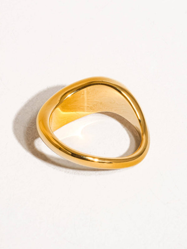 ERIN 18K NON-TARNISH CLASSIC WAVY BAND: SILVER