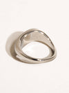 ERIN 18K NON-TARNISH CLASSIC WAVY BAND: SILVER