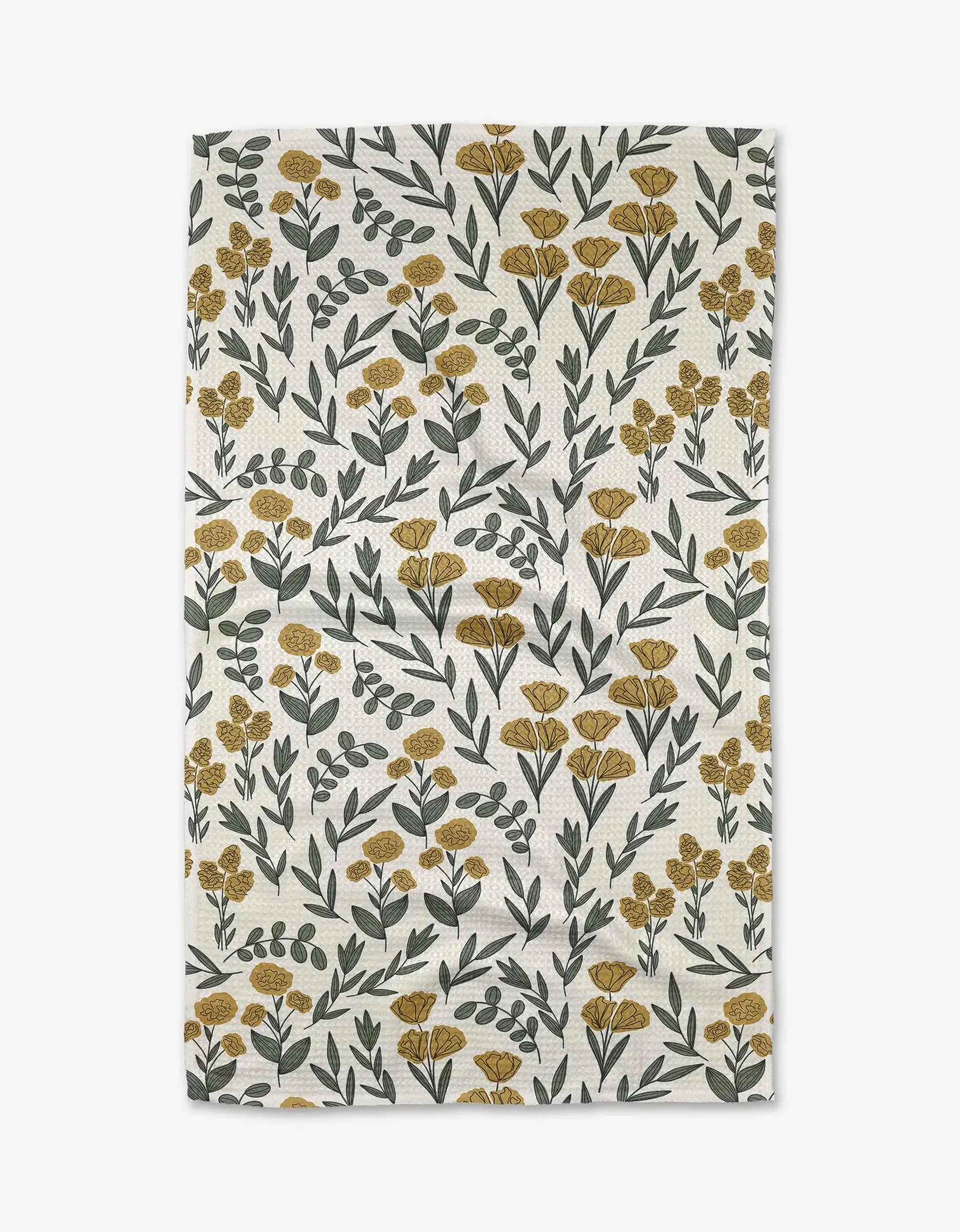 CHAROLETTE YELLOW KITCHEN TEA TOWEL