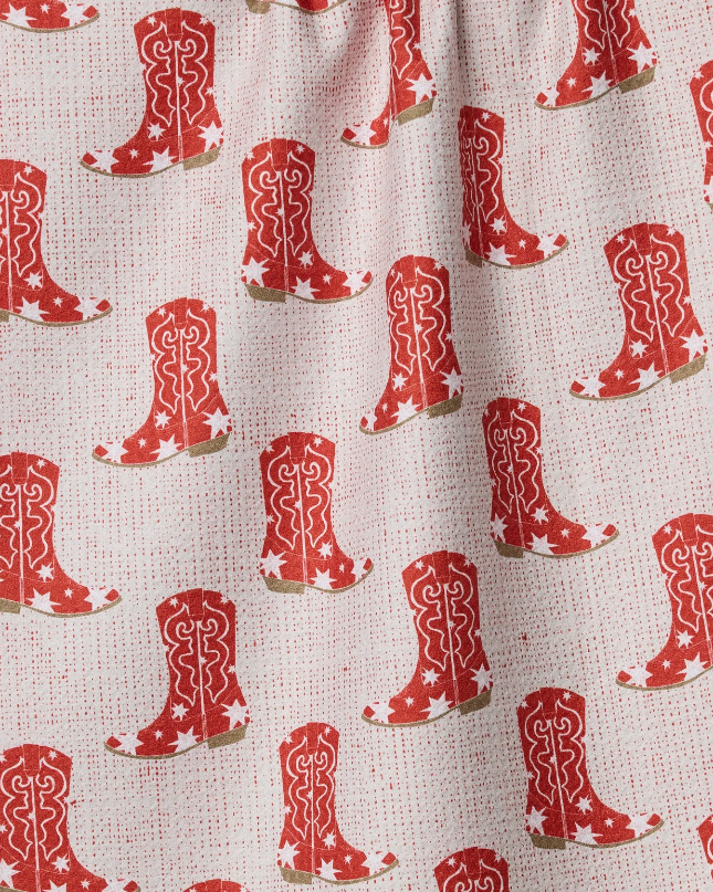 COWGIRL BOOTS TEA TOWEL