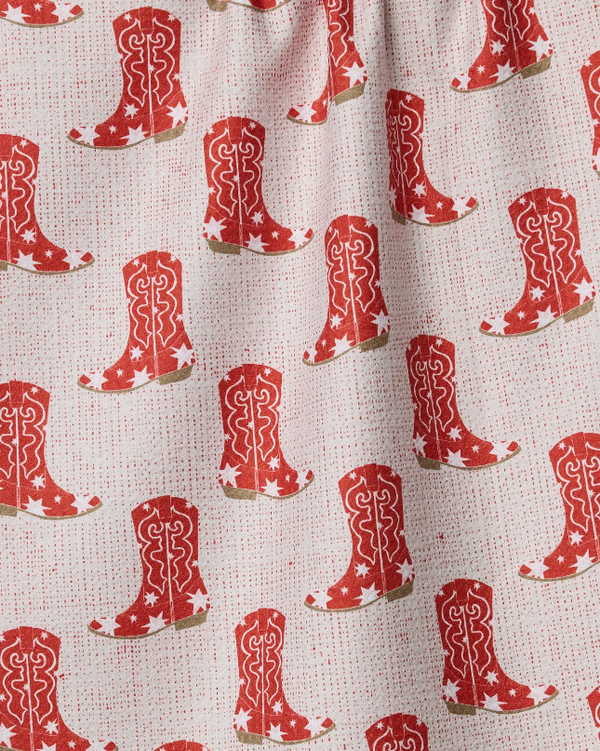 COWGIRL BOOTS TEA TOWEL