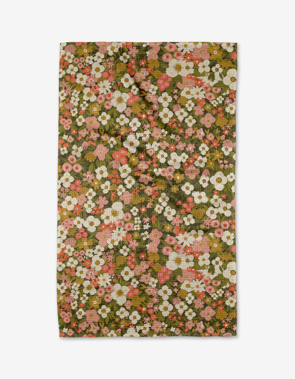 GILDED GARDEN TEA TOWEL