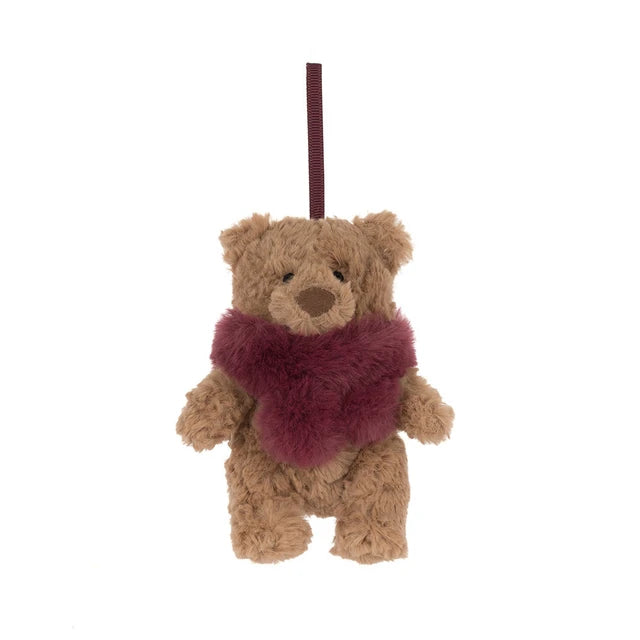 BARTHOLOMEW BEAR WINTER WARMER DECORATION/ORNAMENT