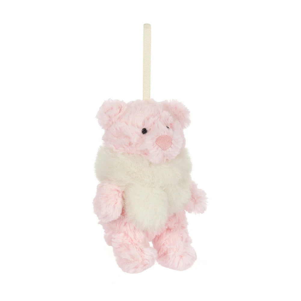 LEOLA BEAR WINTER WARMER DECORATION/ORNAMENT