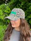 BIRDS LEOPARD PRINT HAT