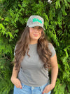 BIRDS LEOPARD PRINT HAT