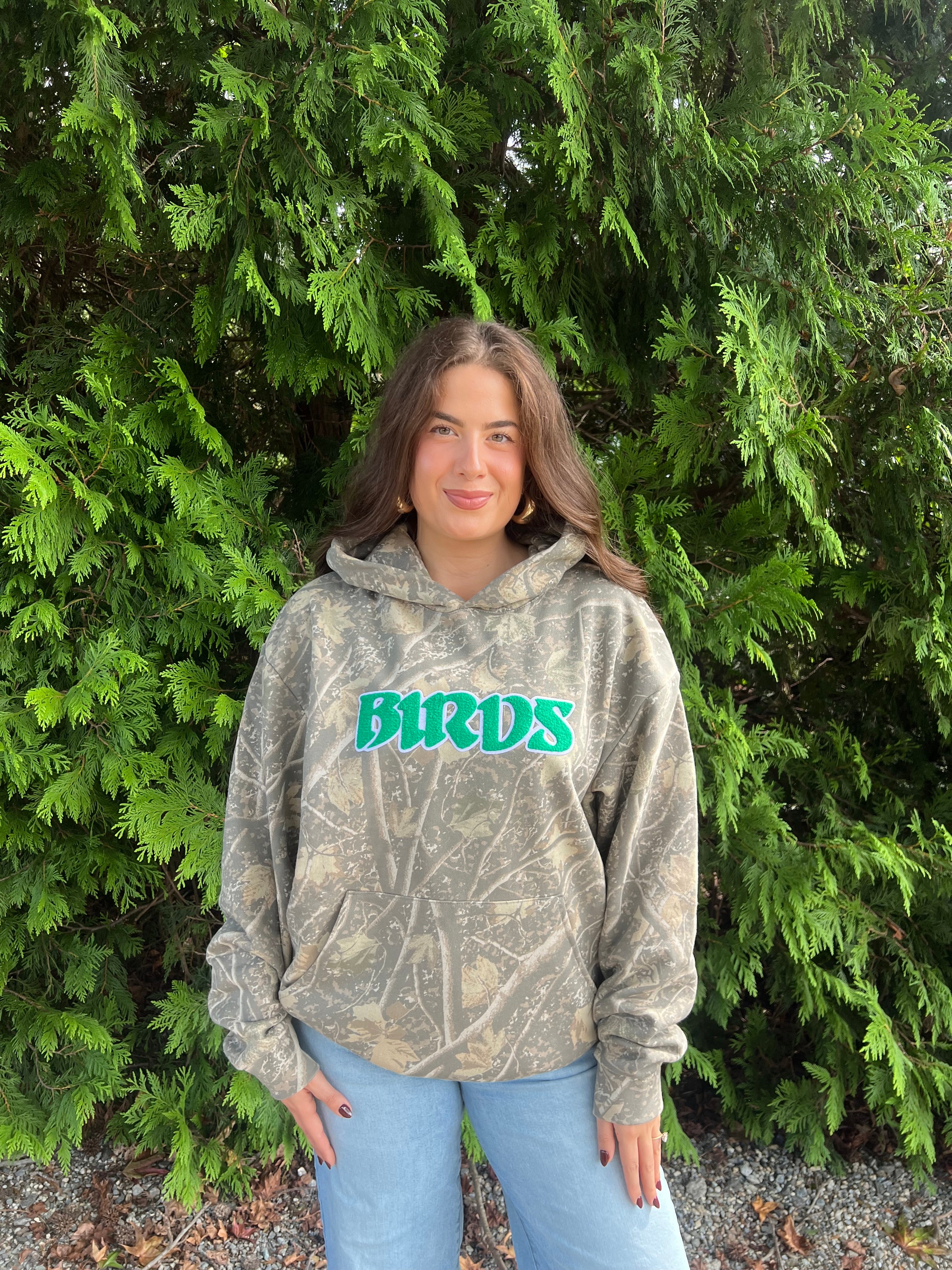 BIRDS CAMO HOODIE