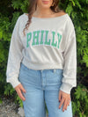 PHILLY POLKA DOT CROP SWEATSHIRT