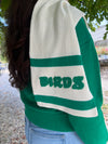 BIRDS SCARF-OFF WHITE