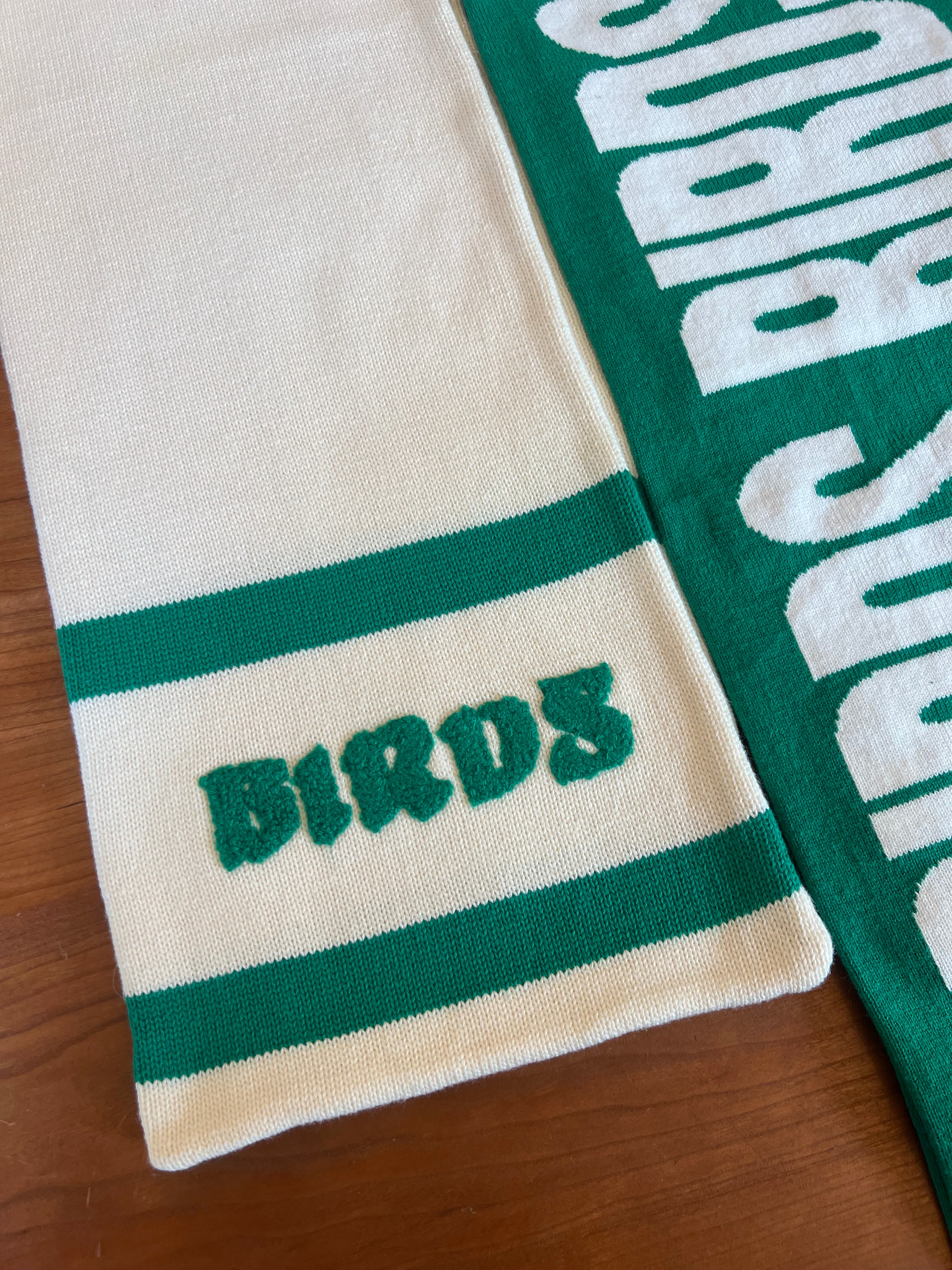 BIRDS SCARF-OFF WHITE