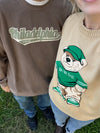 BROWN CREWNECK PHILADELPHIA BIRDS SWEATSHIRT