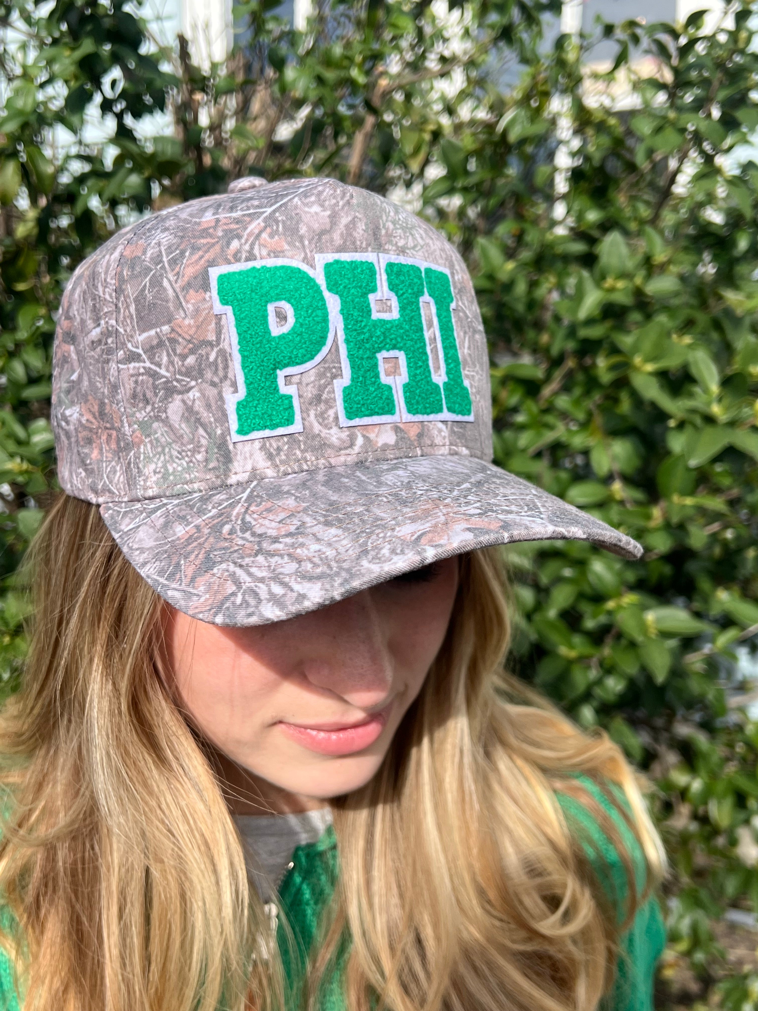 PHI CAMO TRUCKER HAT