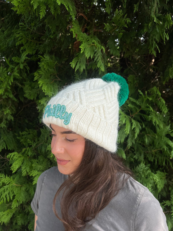 LOVE SIGN PHILLY PENNANT BEANIE
